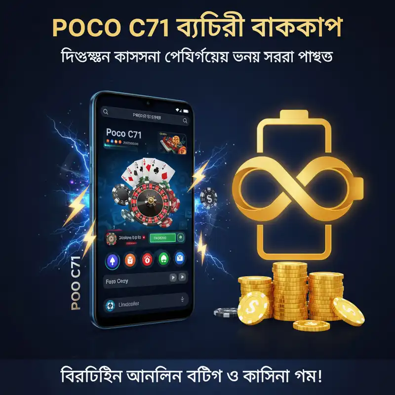 poko c71 ব্যাটারি লাইফ এবং ক্যাসিনো গেমিং